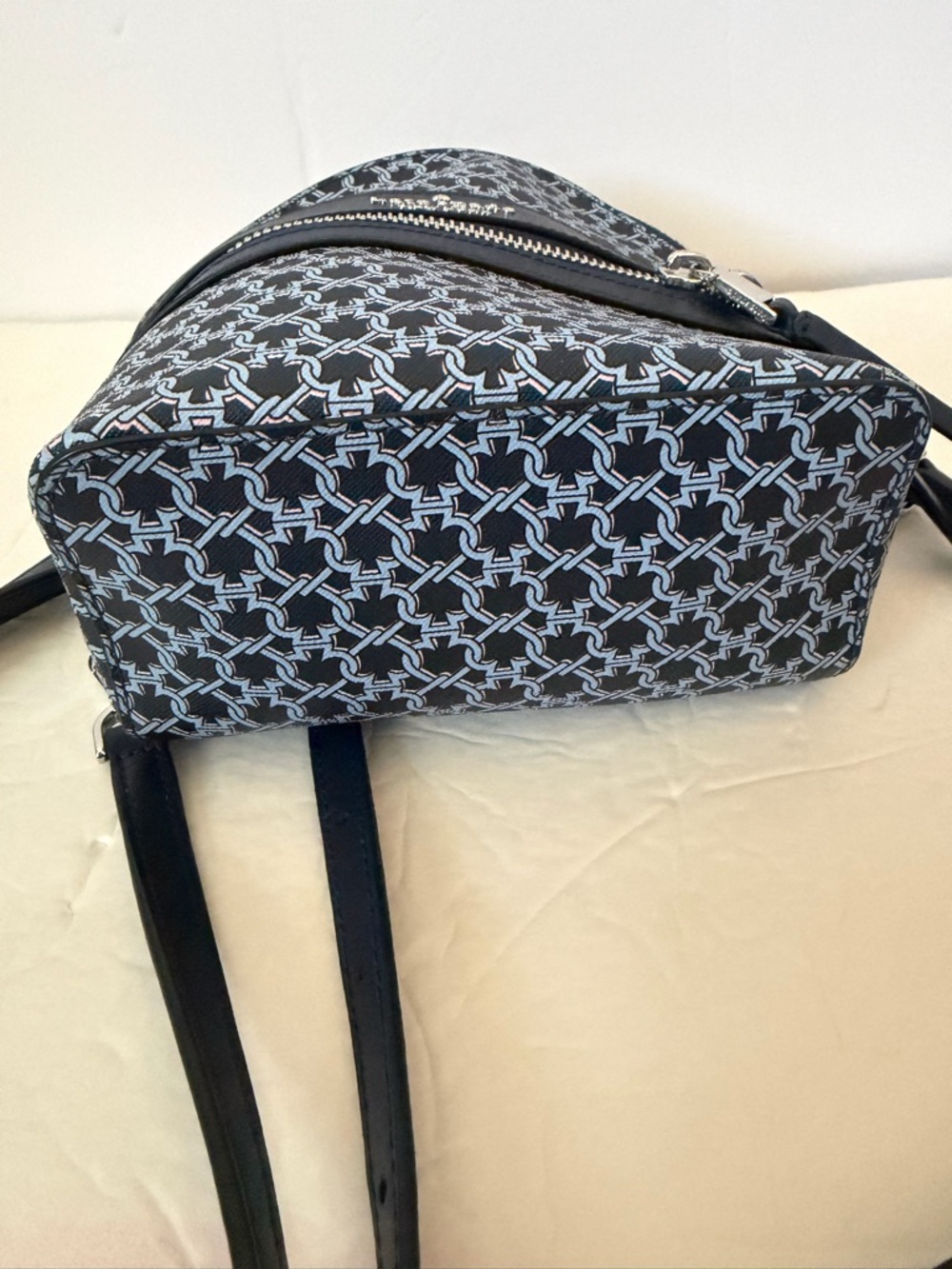 Kate Spade Spade Link Mini Convertible Backpack Blue NWOT - Picture 8 of 11